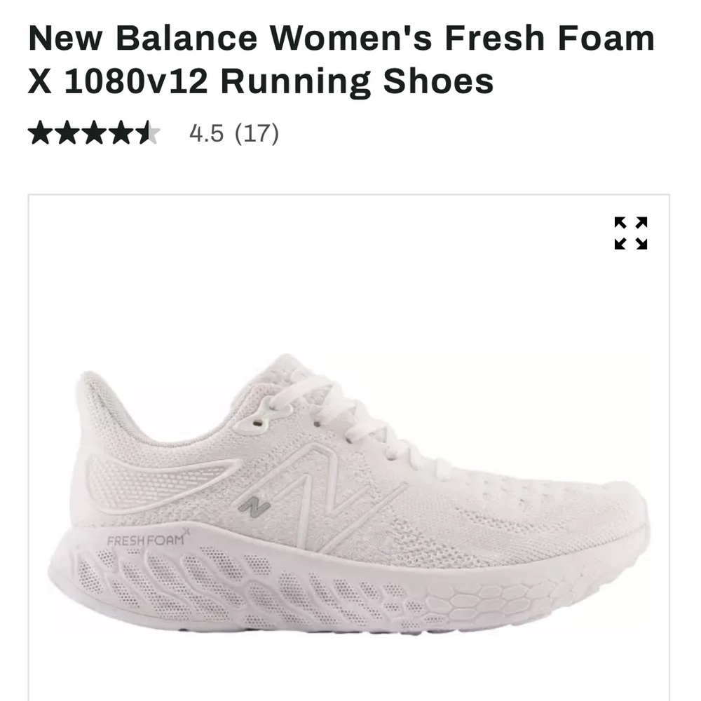 Women’s New Balance Fresh Foam 1080 Running Shoes Size 8